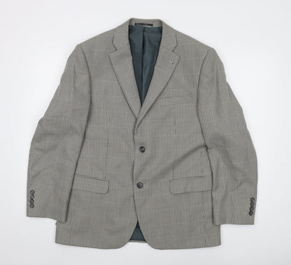 Mens UK Size 40 Greenwoods Regular Beige Suit Jacket