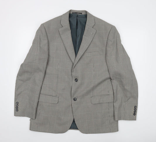 Mens UK Size 40 Greenwoods Regular Beige Suit Jacket