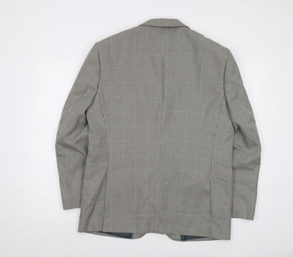 Mens UK Size 40 Greenwoods Regular Beige Suit Jacket