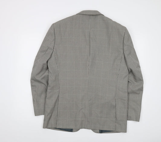 Mens UK Size 40 Greenwoods Regular Beige Suit Jacket