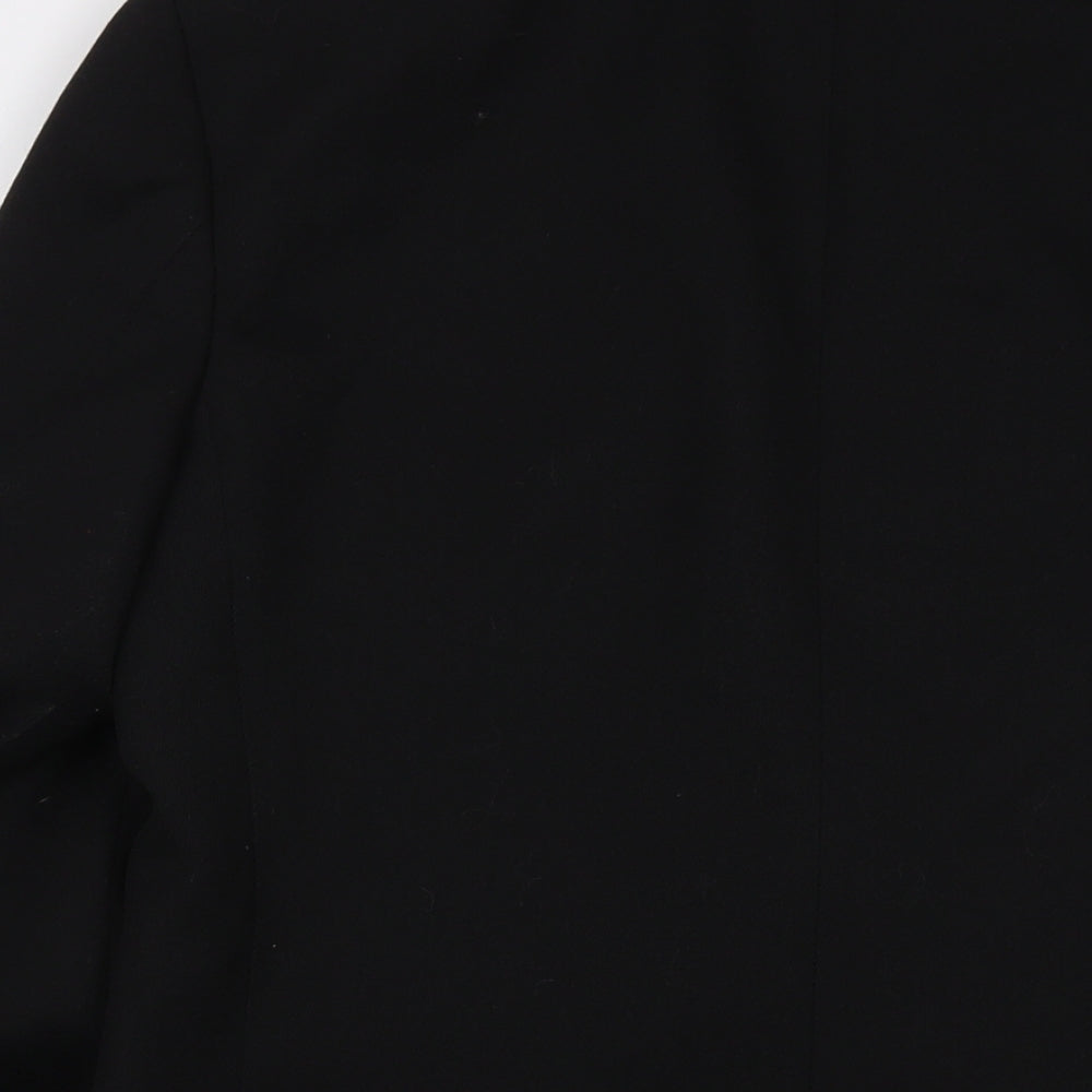 Diolen Mens Black Polyester Jacket Suit Jacket Size 38 Regular