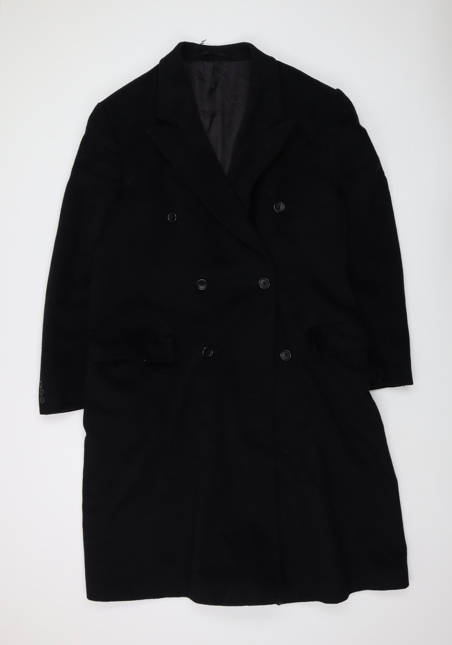 Mens UK Size L Beatties Black Overcoat