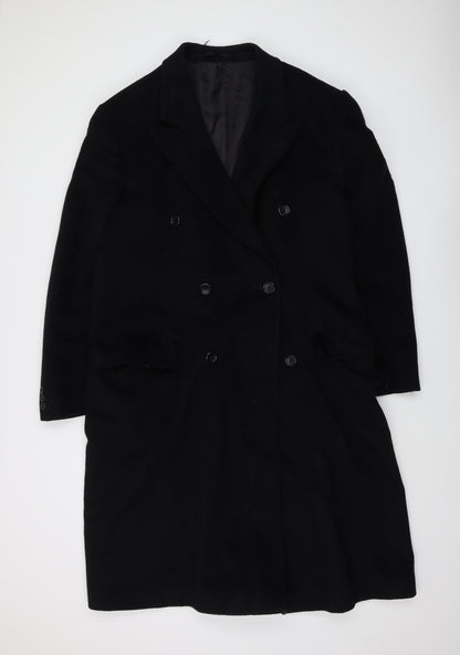 Mens UK Size L Beatties Black Overcoat