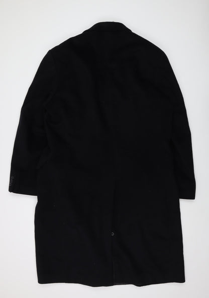Mens UK Size L Beatties Black Overcoat
