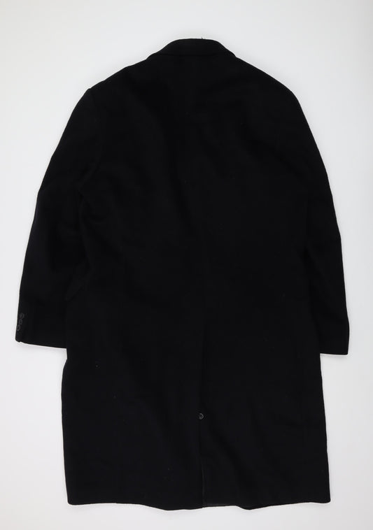 Mens UK Size L Beatties Black Overcoat