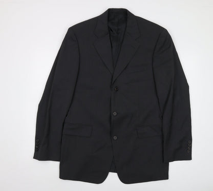 Mens UK Size 44 Boss Regular Grey Suit Jacket