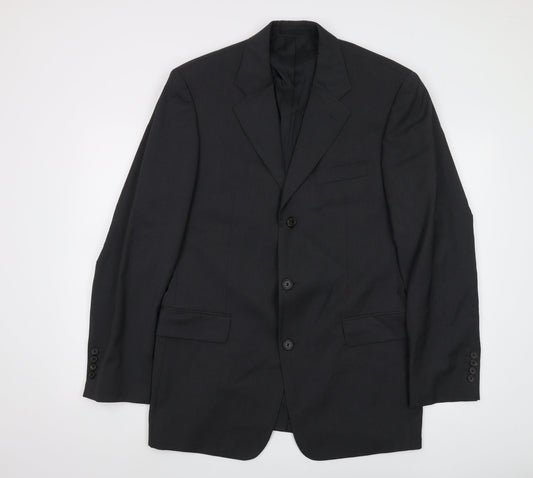 Mens UK Size 44 Boss Regular Grey Suit Jacket