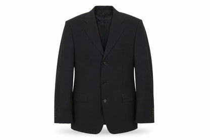 BOSS Mens Grey Wool Jacket Suit Jacket Size 44 Regular