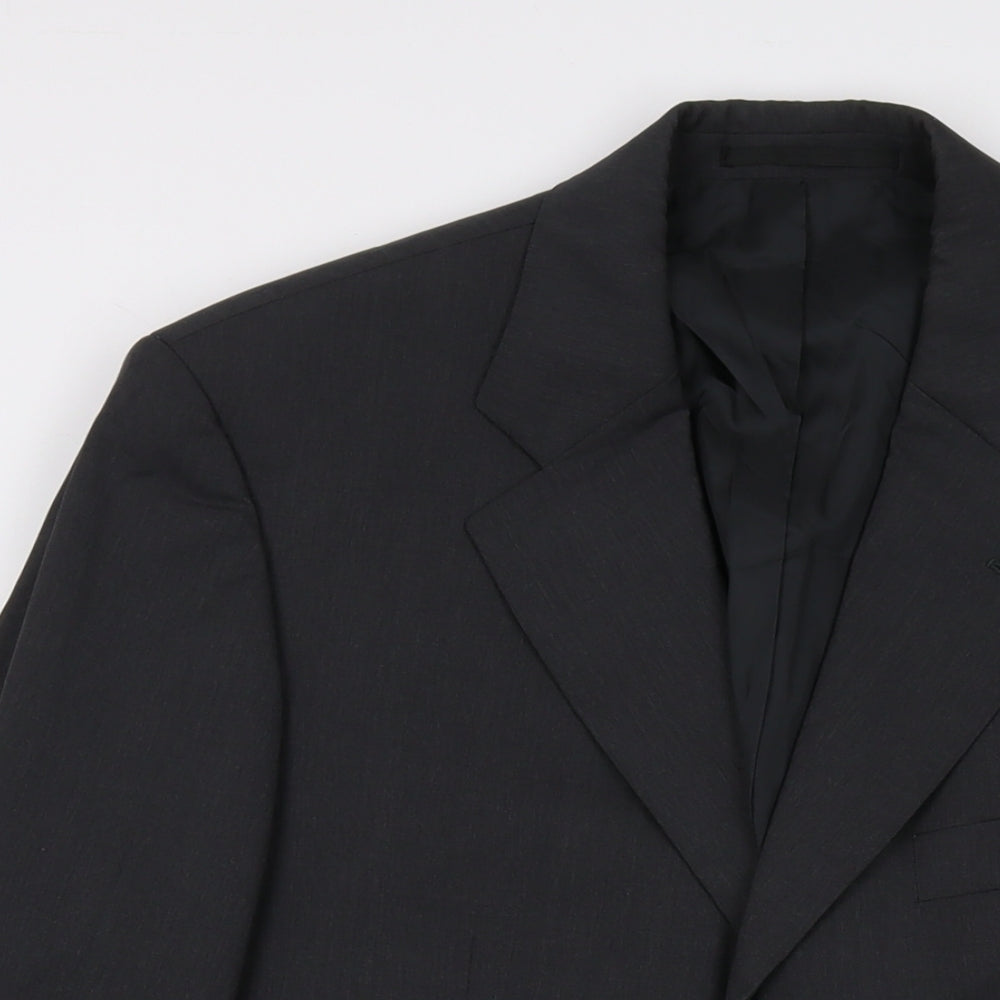 Mens UK Size 44 Boss Regular Grey Suit Jacket