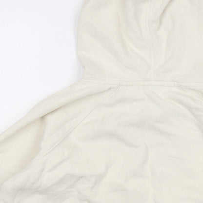 Gap Girls Ivory Cotton Pullover Hoodie Size 10-11 Years Pullover