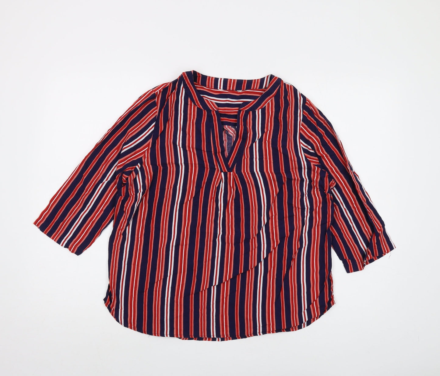 Womens UK Size XL VERO MODA Blue Basic Blouse