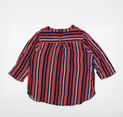 Womens UK Size XL VERO MODA Blue Basic Blouse