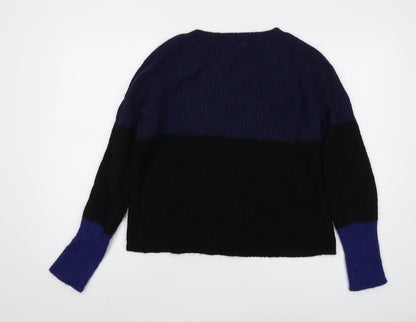 Gap Womens Blue Roll Neck Mohair Pullover Jumper Size 2XS