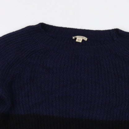 Gap Womens Blue Roll Neck Mohair Pullover Jumper Size 2XS