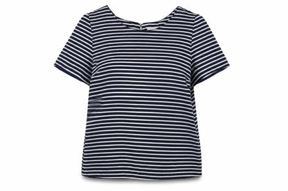 Womens UK Size 14 Oasis Blue Basic Blouse