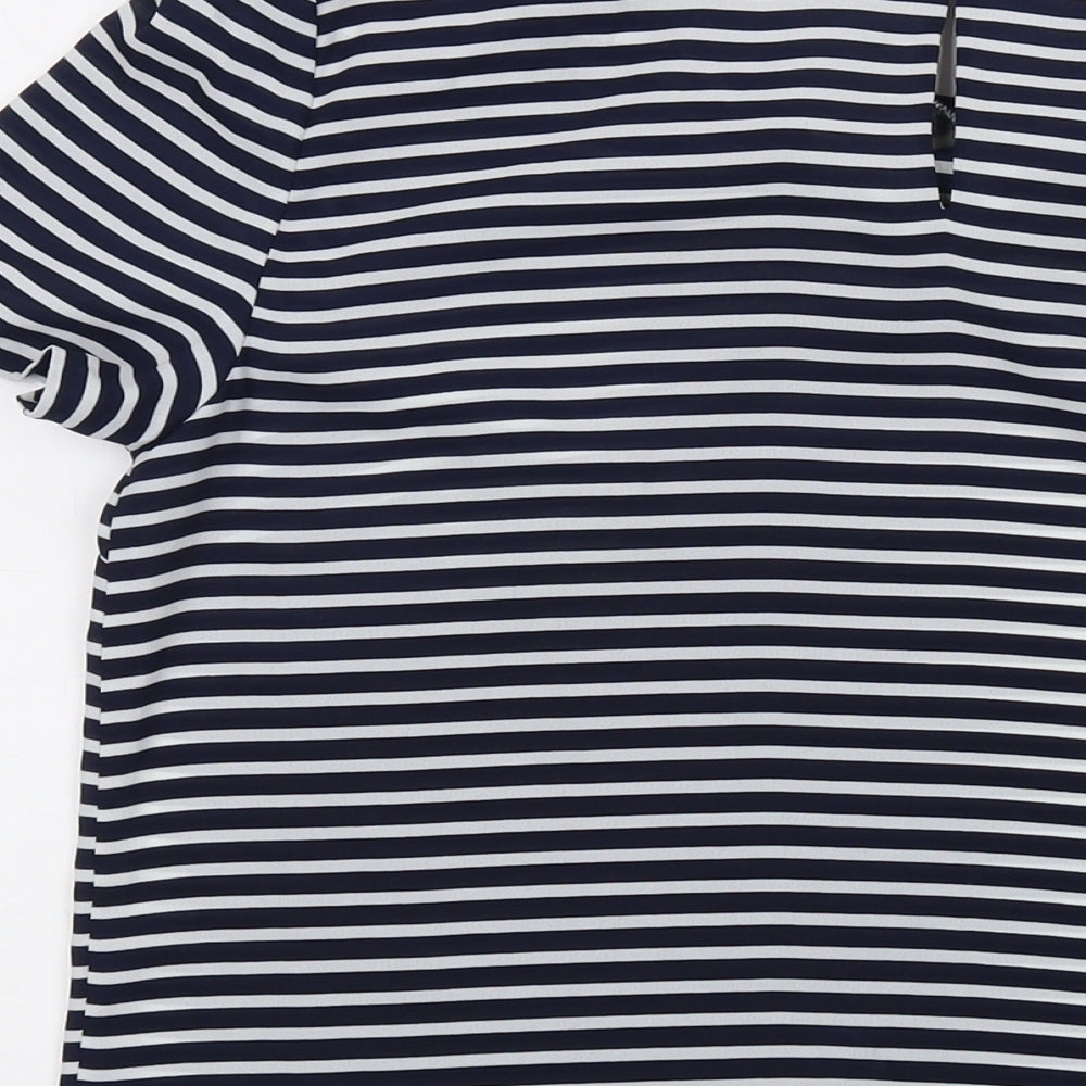 Womens UK Size 14 Oasis Blue Basic Blouse