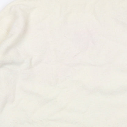 Womens UK Size M YAYA Ivory Pullover Jumper