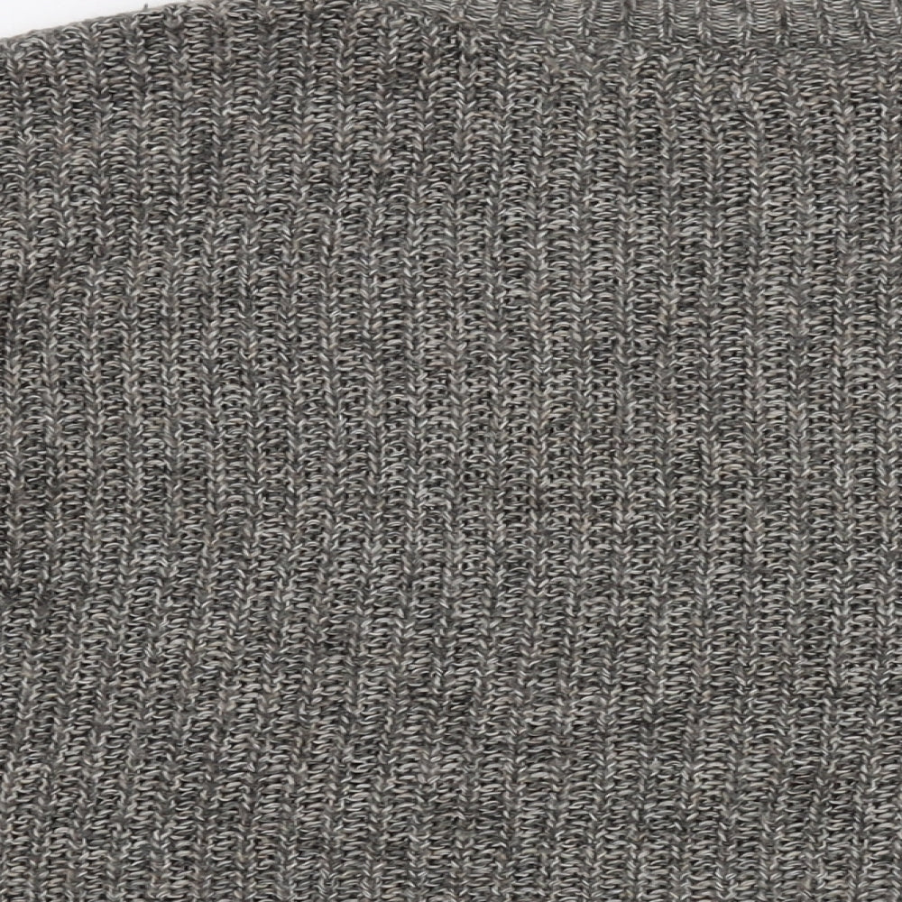 Womens UK Size S Mango Grey Pullover Jumper