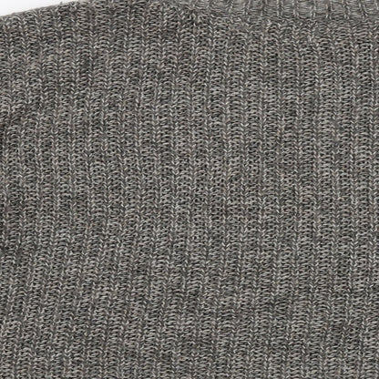 Womens UK Size S Mango Grey Pullover Jumper