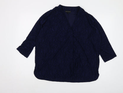 Womens UK Size 12 Phase Eight Blue Basic Blouse