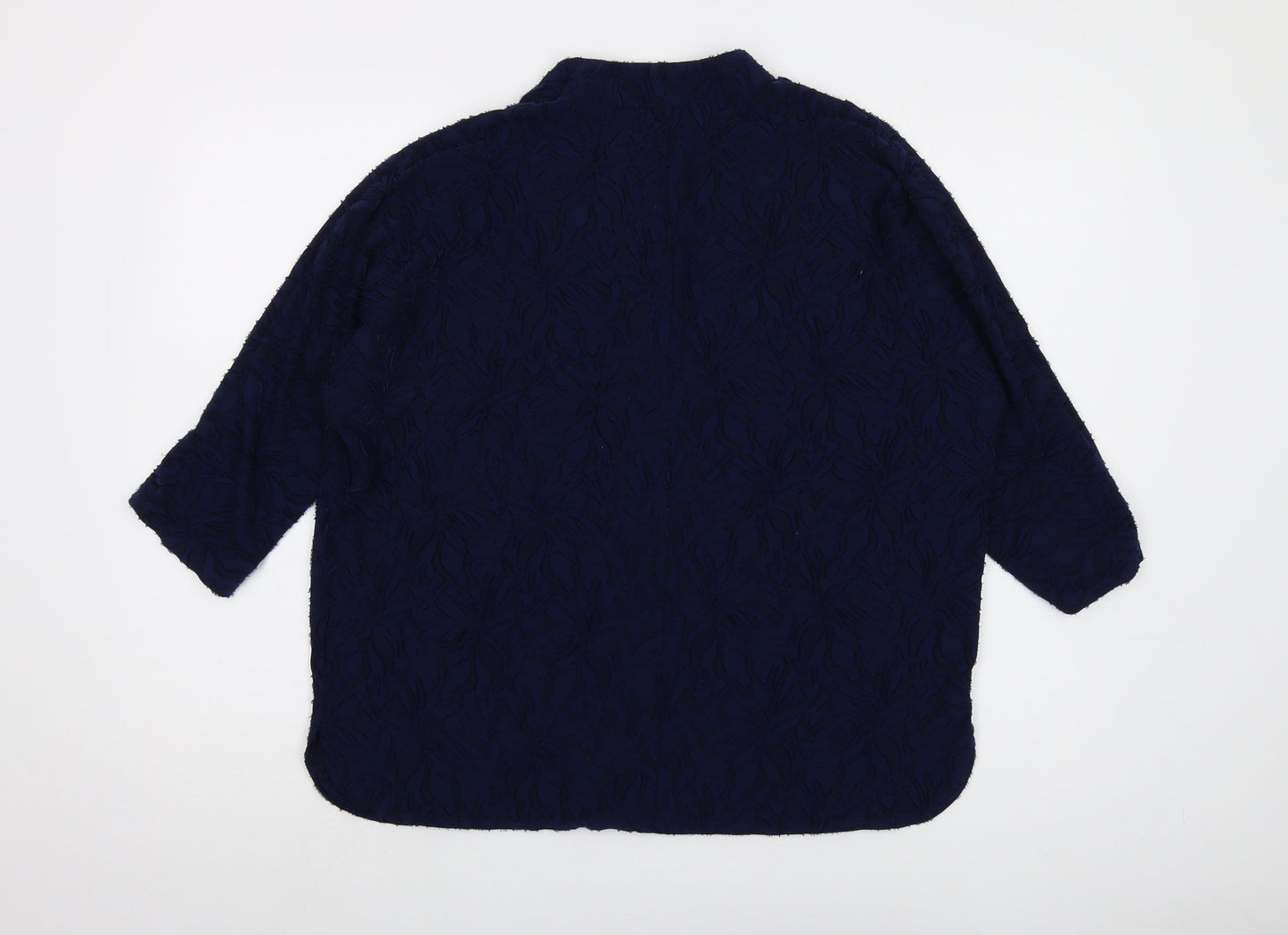 Womens UK Size 12 Phase Eight Blue Basic Blouse