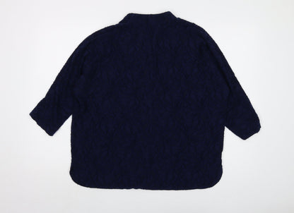Womens UK Size 12 Phase Eight Blue Basic Blouse