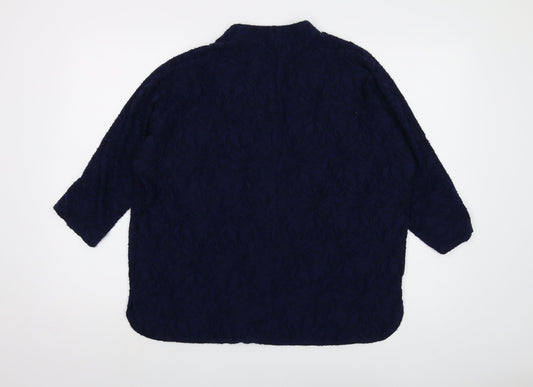 Womens UK Size 12 Phase Eight Blue Basic Blouse
