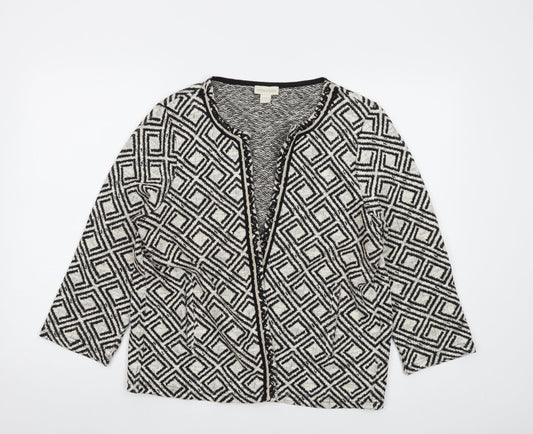 Womens UK Size 16 Monsoon Beige Cardigan Jumper