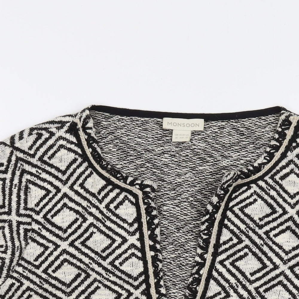 Womens UK Size 16 Monsoon Beige Cardigan Jumper