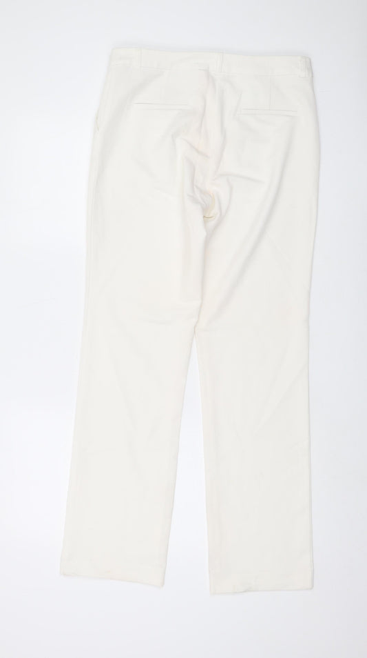 Womens UK Size S Collection Regular Fit  Ivory Trousers