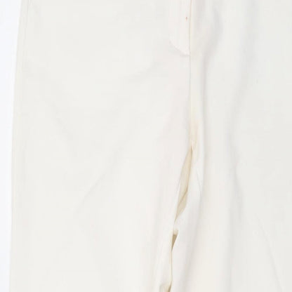 Womens UK Size S Collection Regular Fit  Ivory Trousers
