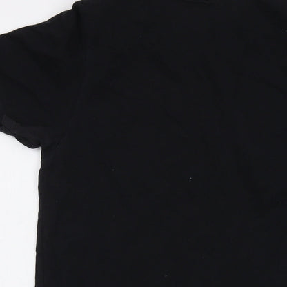 Sneaker Freak Mens Black Cotton T-Shirt Size M Crew Neck