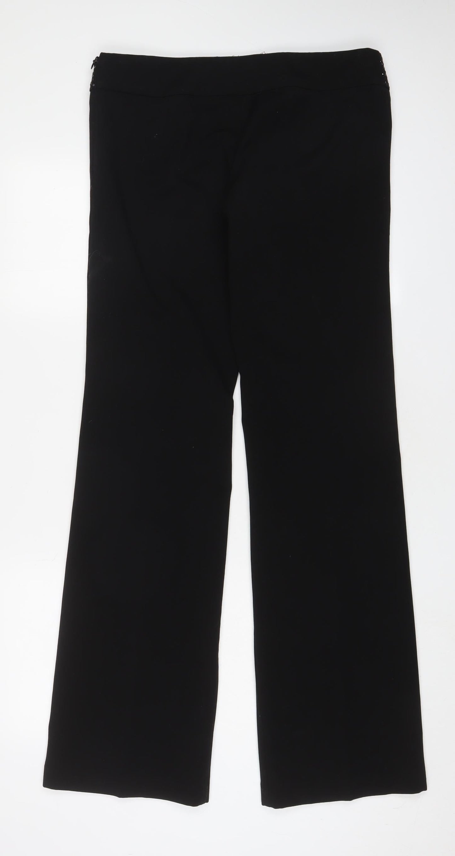 Womens UK Size 14 Kookai Regular Fit  Black Trousers