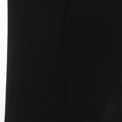 Womens UK Size 14 Kookai Regular Fit  Black Trousers