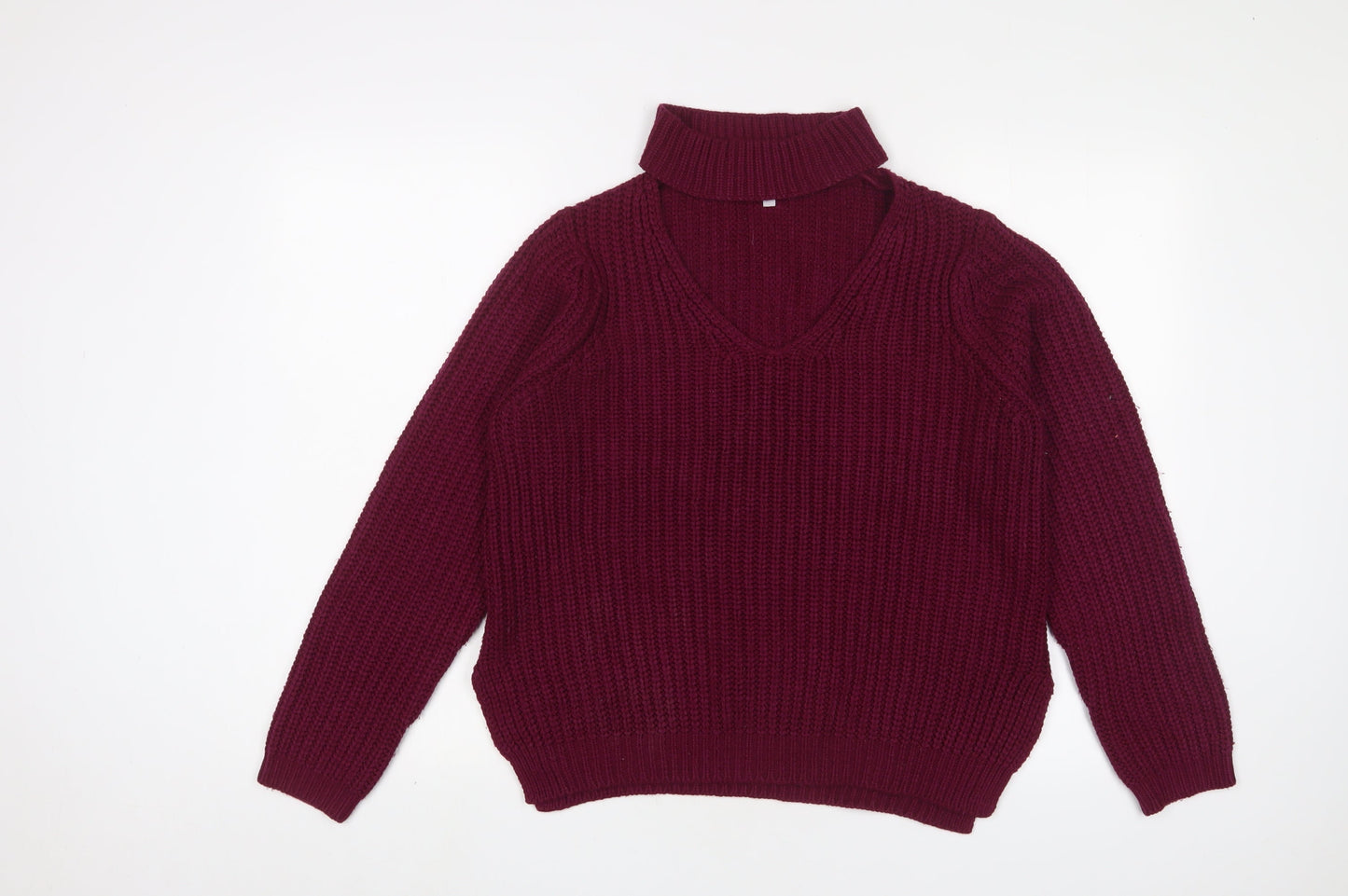 Womens UK Size 12 Red Herring Purple Pullover Jumper