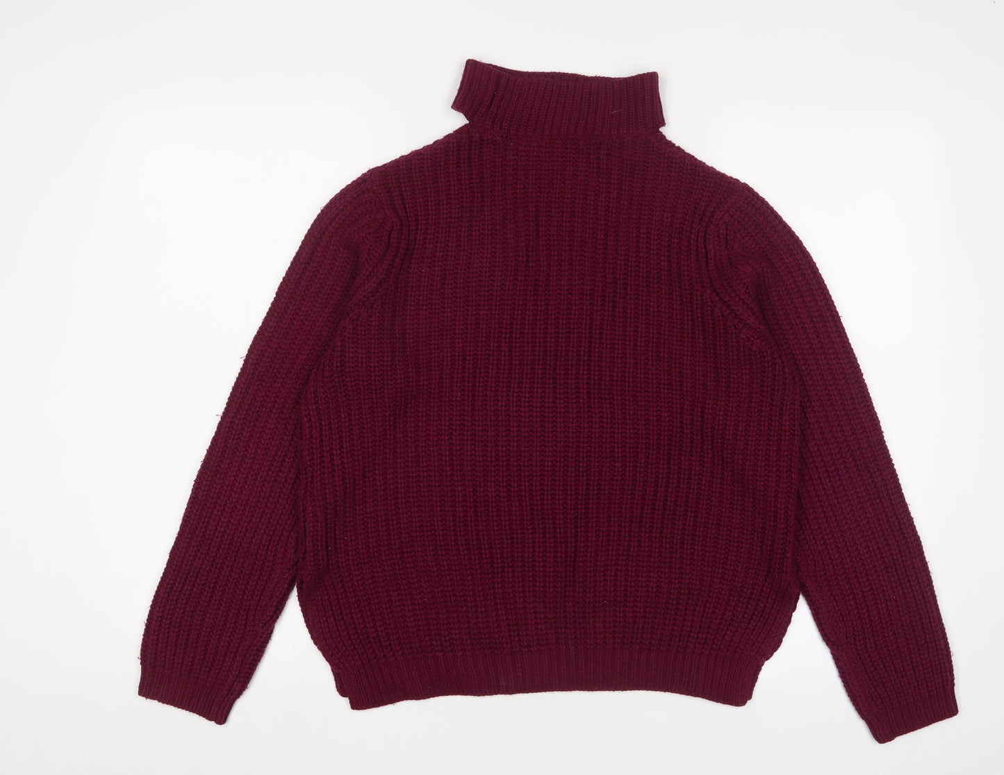 Womens UK Size 12 Red Herring Purple Pullover Jumper