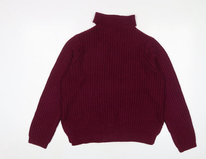 Womens UK Size 12 Red Herring Purple Pullover Jumper