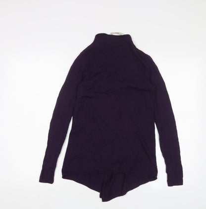 Womens UK Size XS Oasis Purple Cardigan Jumper