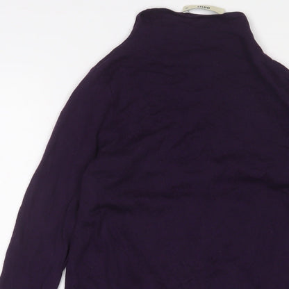 Womens UK Size XS Oasis Purple Cardigan Jumper
