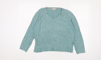 Womens UK Size XL Cc Blue Pullover Jumper