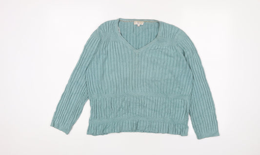 Womens UK Size XL Cc Blue Pullover Jumper