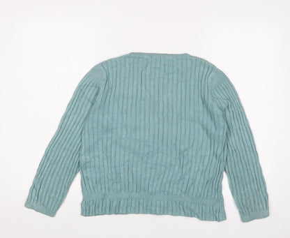 Womens UK Size XL Cc Blue Pullover Jumper
