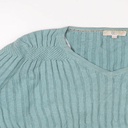 Womens UK Size XL Cc Blue Pullover Jumper