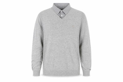 Mens UK Size L Dissident Grey Pullover Jumper