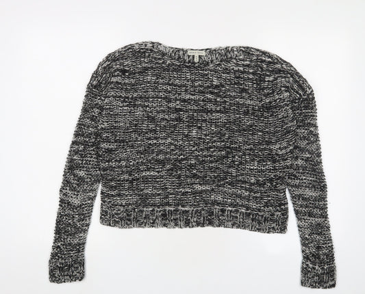 Womens UK Size 10 Brave Soul Black Pullover Jumper