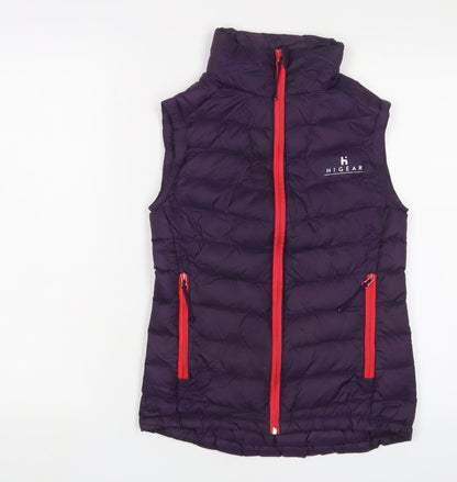 Womens UK Size 6 Hi Gear Purple Gilet