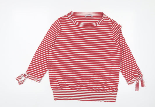 Womens UK Size 16 Peter Hahn Red Pullover Jumper