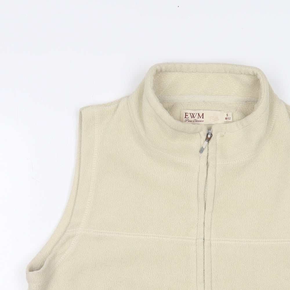 Womens UK Size S EWM Beige Gilet