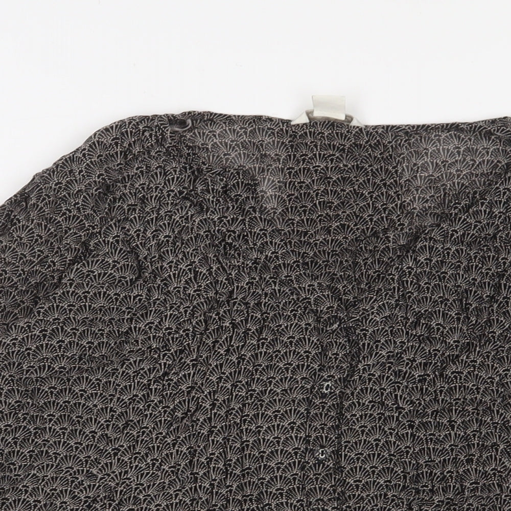 Womens UK Size 12 Monsoon Black Basic Blouse
