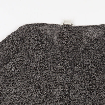Womens UK Size 12 Monsoon Black Basic Blouse